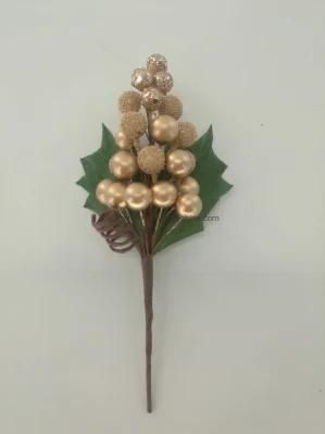 High Quality Christmas Decoration with Artificial Foam Berries and Artificial Flower for Home Decor
