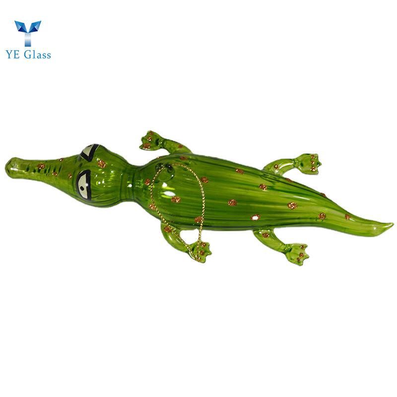 Customized Green Stranger Glass Hanging Glass Ornament Balls for Decoration