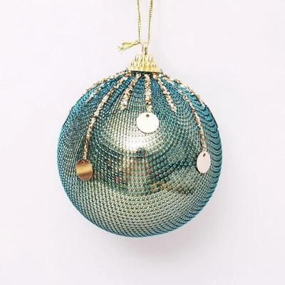 Popular 8cm Mint Green Christmas Hanginng Decoration Ball Christmas Baubles