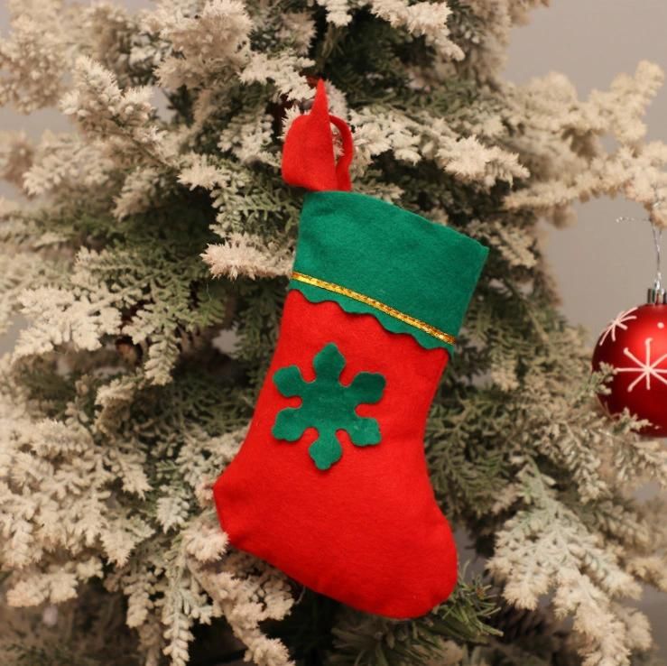 Christmas Stockings Socks for Santa Claus Candy Gift Bag Christmas Tree Hanging Decoration Christmas Tree Design Socks