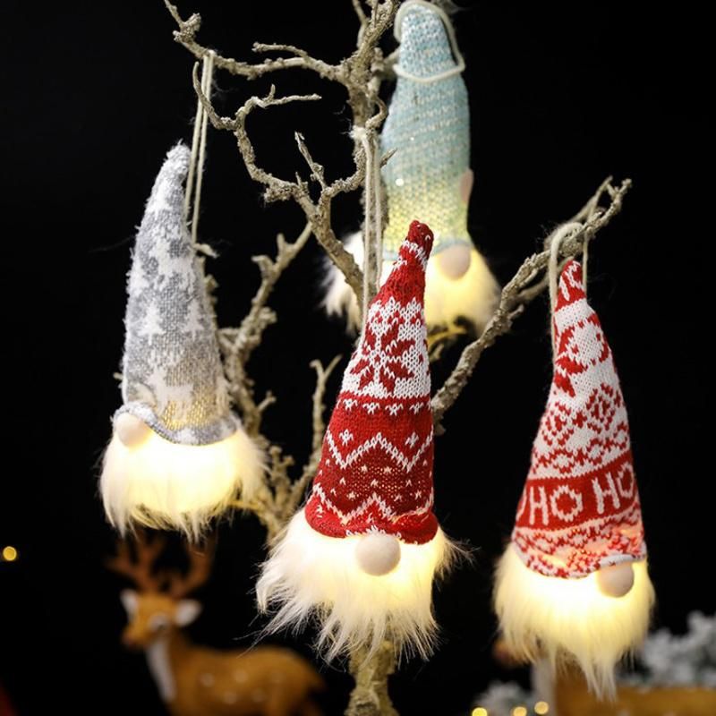 Christmas Light Toys Christmas Glowing Home Decoration Plush Dolls