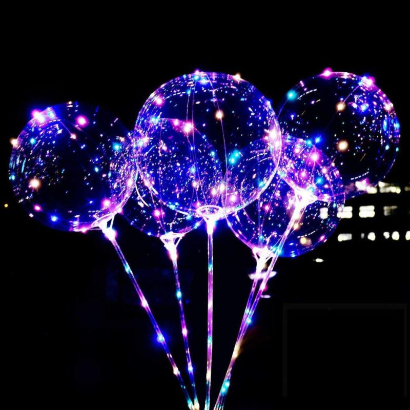 LED Bobo Balloons Ump for Christmas Birthday Party Decoration
