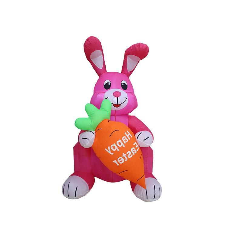 Corlorful Cartoon Inflatable Model Easter Decoration Easter Bunny for Sale