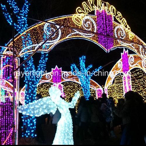 Holiday Outdoor LED Christmas Angel Motif Light Christmas Decorations