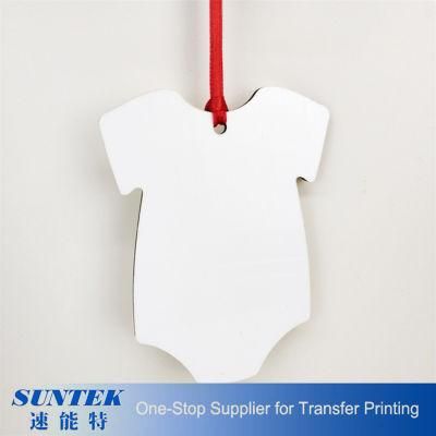 Bikini Christmas Wooden MDF Sublimation Blank Hanging Ornament
