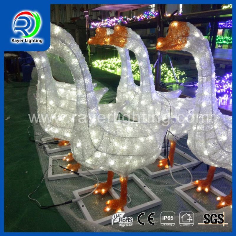 LED Goose Motif Lights Decorated Christmas Decor for Sale