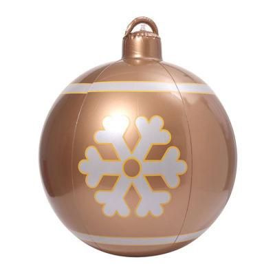 Indoor Outdoor Christmas Tree Decorations PVC Inflatable Ball