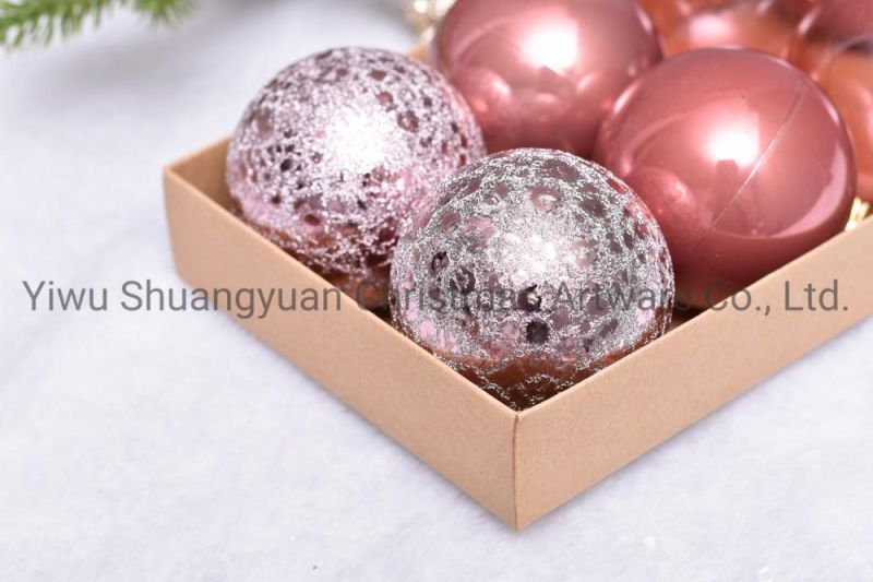 New Design High Sales Christmas Ball for Holiday Wedding Party Decoration Supplies Hook Ornament Craft Gifts