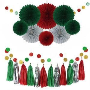 Umiss Paper Fan Wedding Halloween Decoration Christmas Party Decorations