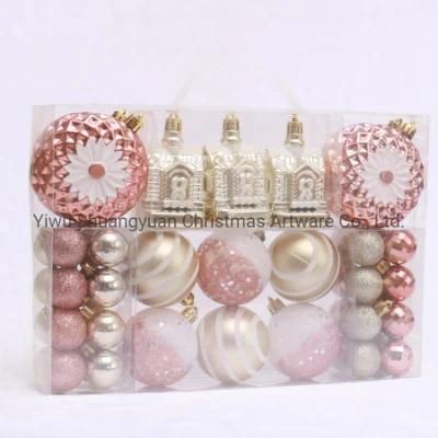 New Design Plastic Ball Christmas Ornamens Set