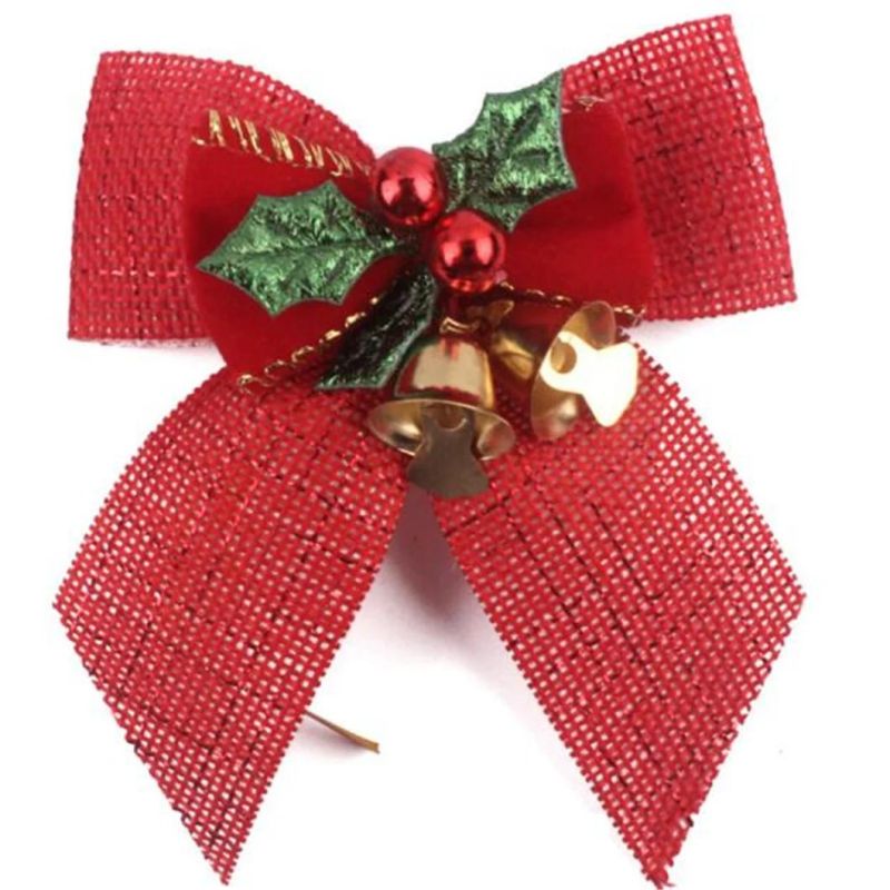 Beautiful Artificial Christmas Decoration Bow Knot