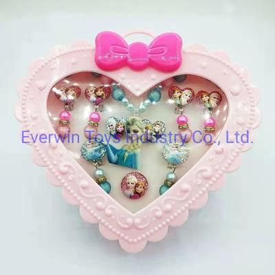 Plastic Toy Birthday Gift Jewelry Bracelet Necklace Ear Rings for Kids