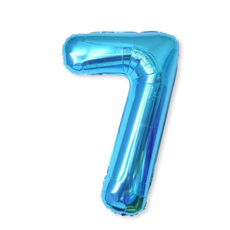 Golden Number Foil Balloon for Christmas Holidays Parties