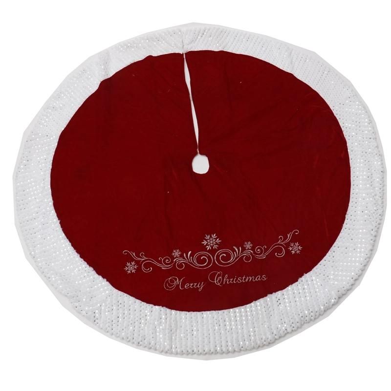 Wholesale Luxury Style High Quality Christmas Tree Best Companion Christmas Tree Skirt Cover