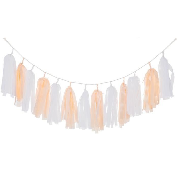 Hanging Happy Birthday Decorations Tissue Paper Paper Tassel Garland Set