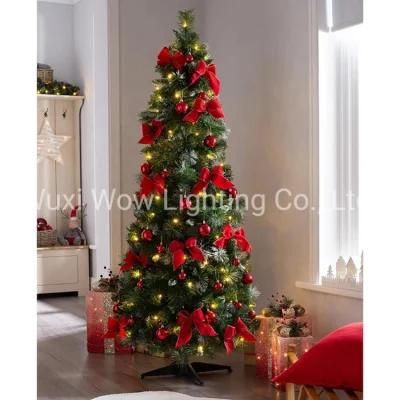 Pop up Decorated Christmas Tree with 100 Warm White LED Lights