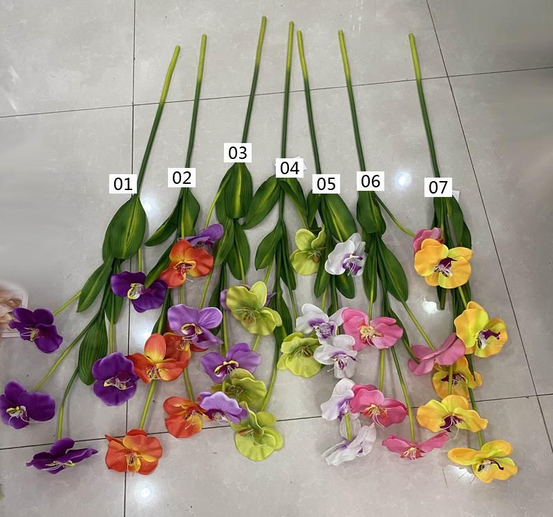 Artificial Phalaeopsis Flower Factory Wholesale Flower