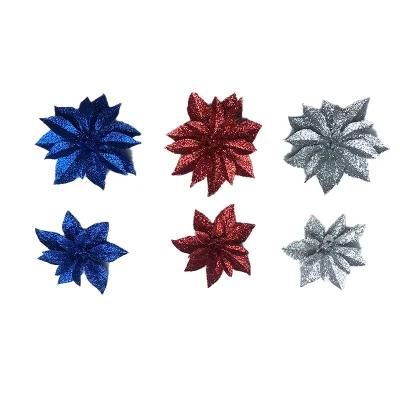 New Design Fabric Artificial Christmas Flower