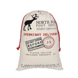 Navidad Personalized 100 % Natural Cotton Santa Sack, Giant European Canvas Christmas Gift Bag for Sale