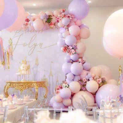 12in Confetti Gold Balloons Pastel 10in, 18in Purple Pink Balloon 112PCS Maca Purple Pink Balloon Garland Arch Kit Set