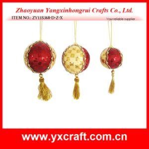 Christmas Decoration (ZY11S368-D-Z-X) Christmas Decoration Plastic Ball