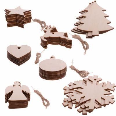 Imitated Wood Christmas Pendant House Hanging Gifts &amp; Decoration