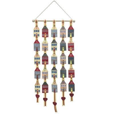 Countdown Gift Christmas Advent Calendar Hanging Felt Wall Decoration