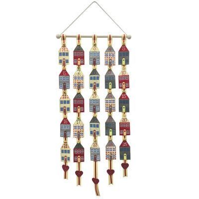 Countdown Gift Christmas Advent Calendar Hanging Felt Wall Decoration