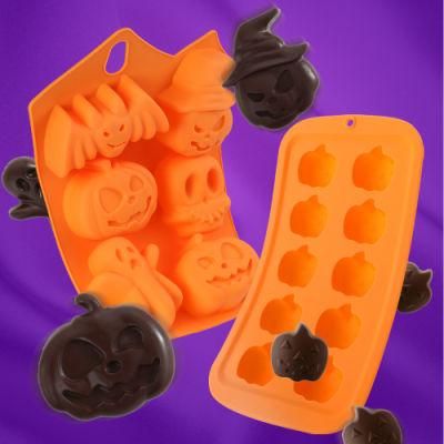 Custom Food Grade Silicone Mold Halloween Set Baking Chocolate Wizard Hat Cake Mould