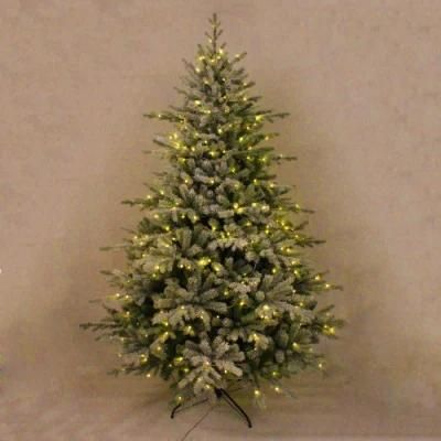 Yh2162 2021 Hot Sale 180cm Artificial White Green Large Flocking Christmas Tree