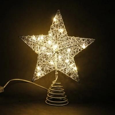 Hot Sale Luxury Style Christma Indoor Tree Topper Star