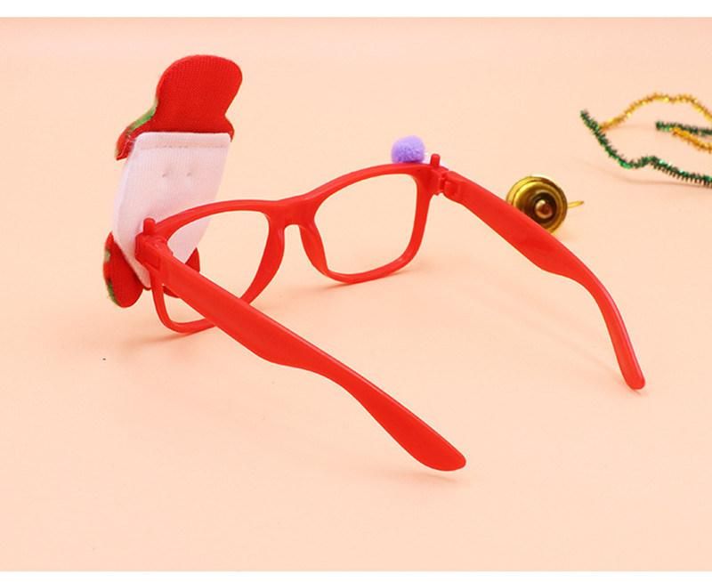 Merry Christmas Frame Novelty Santa Claus Glasses Costume