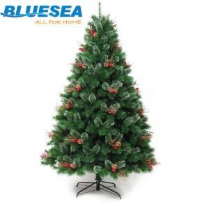 Flowering Pine Needles &amp; Pine Needles Red Fruit Mixed Automatic Tree Christmas Tree