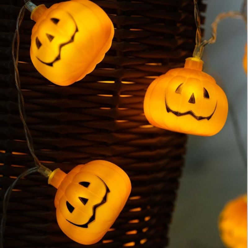 LED Pumpkin Lights Pumpkin Lamp String Pumpkin Solar Lights