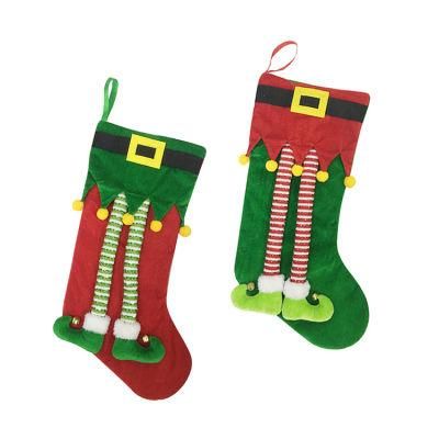 Hot Selling Velvet Decoration Christmas Personalized Stockings in Bulk