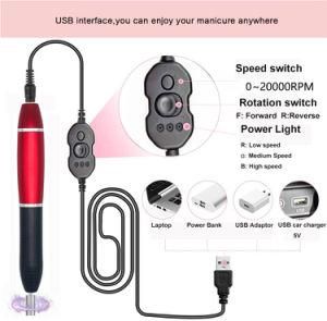 Portable USB Charging Nail Care Machine for Nail Salon/Beauty/Bar