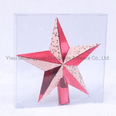 Artificial Christmas Hanging Star for Holiday Wedding Party Decoration Supplies Hook Ornament Craft Gifts