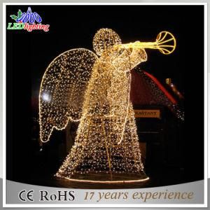 Christmas Outdoor Standing Decorative 3D Motif Angle Harp Light