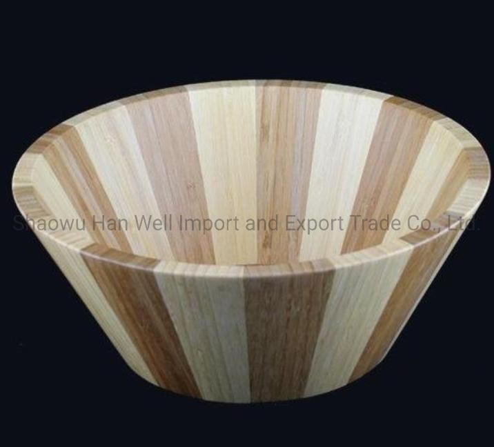 Small Bamboo Wood Salad Bowl of Christmas Party Kitchenware