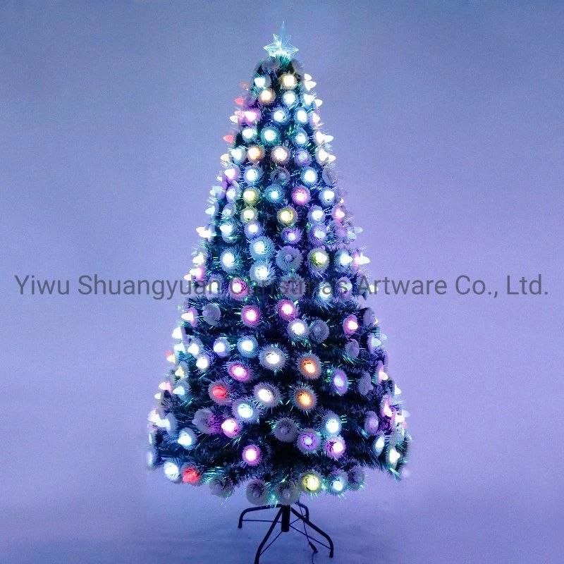 New Design High Quality 60cm Christmas Fiber Tree for Holiday Wedding Party Decoration Supplies Hook Ornament Craft Gifts