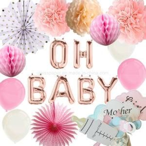 Umiss Paper Fan Birthday Baby Shower Party Decorations Forfactory OEM