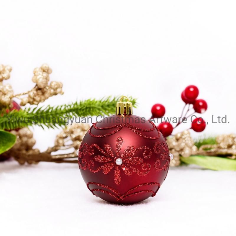 New Design Christmas Ball for Holiday Wedding Party Decoration Supplies Hook Ornament Craft Gifts
