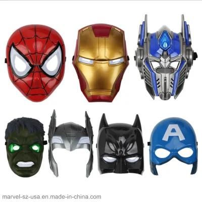 LED Glowing Super Hero Cosplay Halloween Gifts Party Mask Toys