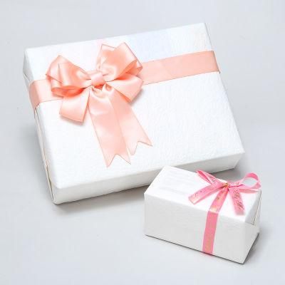 Custom Designed Stretch Loop with Pre-Tied Bow for Chocolate Box Packing/Satin Ribbon Bow
