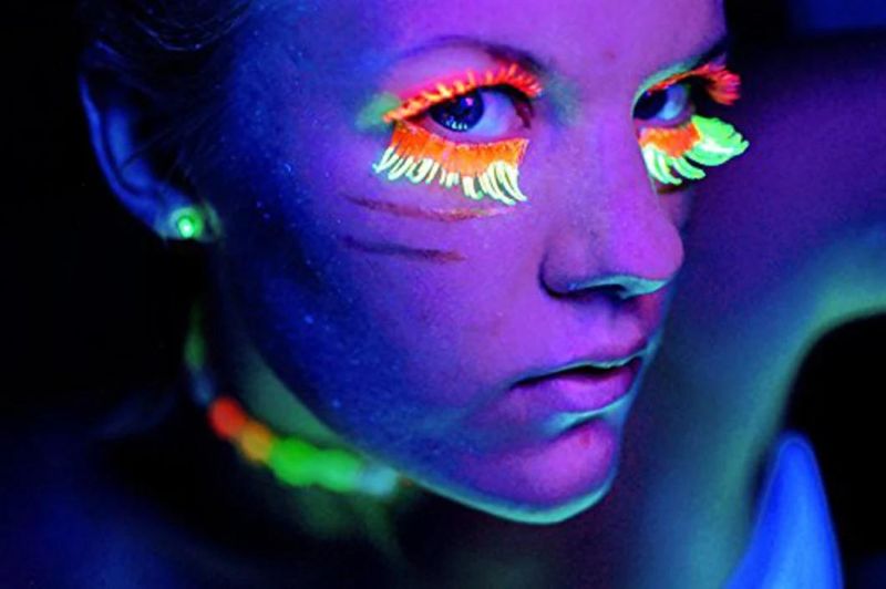 LED Eyelashes Colorful Full Flash with 7 Modes