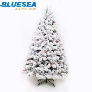 White Artificial PE&Pine Needle Christmas Tree Encrypted Artificial Snow Flocking Tree