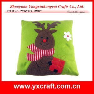 Christmas Decoration (ZY14Y623 12X12&prime;&prime;) Christmas Back Cushion Reindeer Cushion Gift
