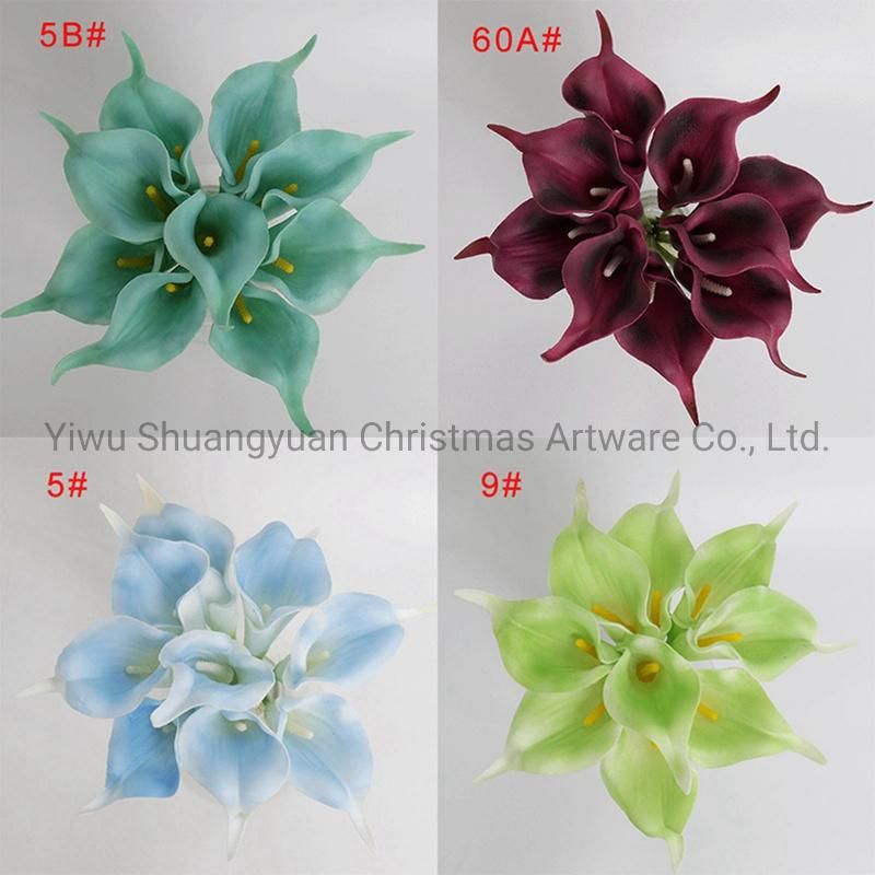 Christmas Artificial Flowers Decor for Holiday Wedding Party Decoration Supplies Hook Ornament Craft Gifts