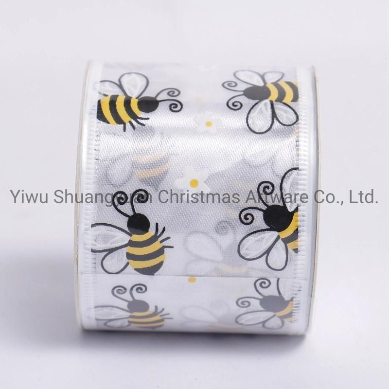 Christmas Ribbon Decor for Holiday Wedding Party Decoration Supplies Hook Ornament Craft Gifts