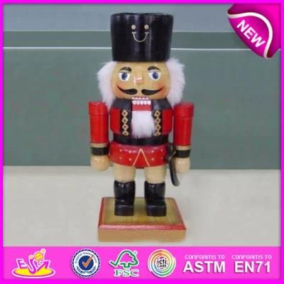 Hot New Product for 2015 Attractive Design Wooden Nutcracker, DIY Wooden Toynutcracker, Wooden Christmas Custom Nutcracker W02A011